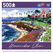 Load image into Gallery viewer, Sure Lox | 500 Piece Alexander Chen Puzzle ~ La Jolla