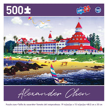 Load image into Gallery viewer, Sure Lox | 500 Piece Alexander Chen Puzzle ~ Del Coronado Hotel
