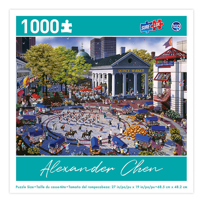 Sure Lox | 1000 Piece Alexander Chen Puzzle ~ Quincy Market