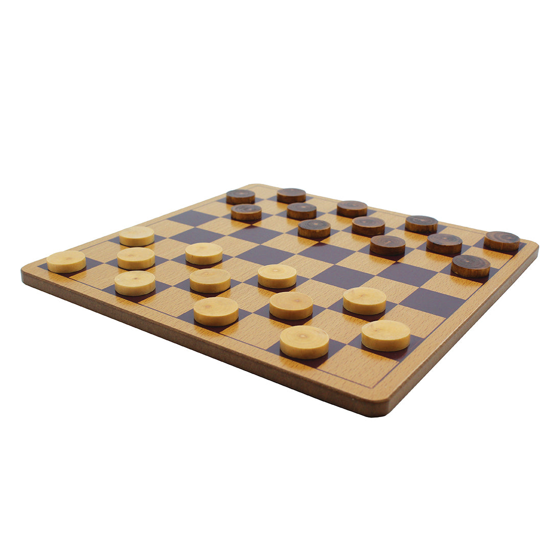 Classic Games | Solid Wood Checkers – TCG TOYS