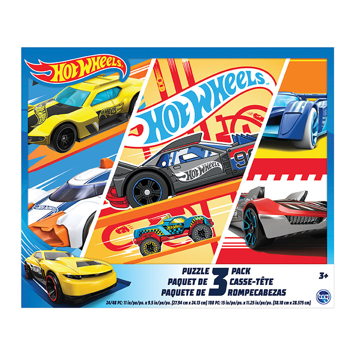 Sure Lox Kids | Hot Wheels 3-In-1 Puzzles