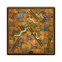 Load image into Gallery viewer, Classic Games | Solid Wood Snakes & Ladders
