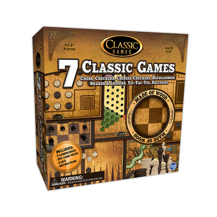 Solitaire  Classic Wooden Family Board Game 