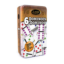 Load image into Gallery viewer, Classic Games | Double 6 Dominoes Tin