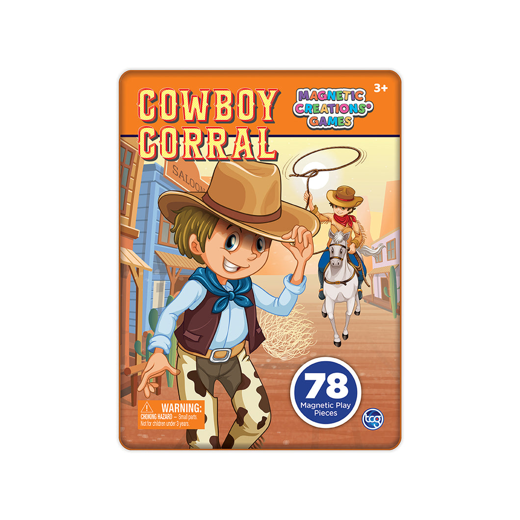 Magnetic Creations | Cowboy Corral Game Tin
