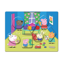 Load image into Gallery viewer, Wood Activities | Peppa Pig 7 Piece Chunky Wood Puzzle