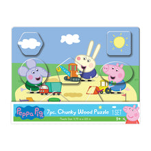 Load image into Gallery viewer, Wood Activities | Peppa Pig 7 Piece Chunky Wood Puzzle