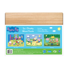 Load image into Gallery viewer, Wood Activities | Peppa Pig 7 Piece Chunky Wood Puzzle