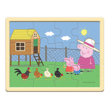 Load image into Gallery viewer, Wood Activities | Peppa Pig 12 Piece Wood Jigsaw Puzzle