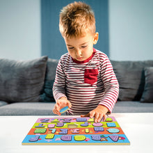 Load image into Gallery viewer, Wood Activities | Peppa Pig 26 Piece Chunky ABC Wood Puzzle