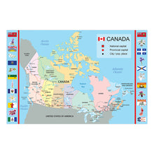 Load image into Gallery viewer, Sure Lox | 300 Piece Map of Canada Discover Puzzle Collection