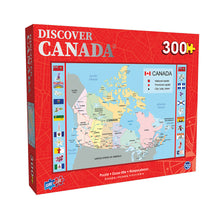 Load image into Gallery viewer, Sure Lox | 300 Piece Map of Canada Discover Puzzle Collection