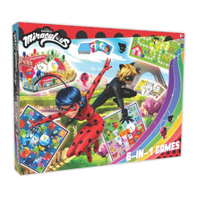 Load image into Gallery viewer, Kids Games | Miraculous 6-in-1 Games Fun Pack