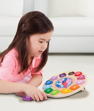 Load image into Gallery viewer, Wood Activities | Peppa Pig Shape Sorter Wood Clock