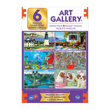 Load image into Gallery viewer, Sure Lox | 6-In-1 Art Gallery Assortment Puzzle