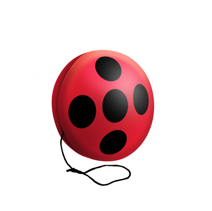 Yo-Yo Ladybug - LADYBUG - Ladybug Yoyo Lady Bug Box - Rouge et