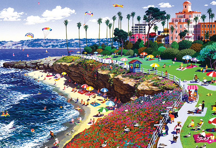 Alexander Chen Jigsaw Puzzle Chinatown San Francisco 500