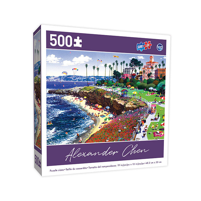 Sure Lox | 500 Piece Alexander Chen Puzzle ~ La Jolla