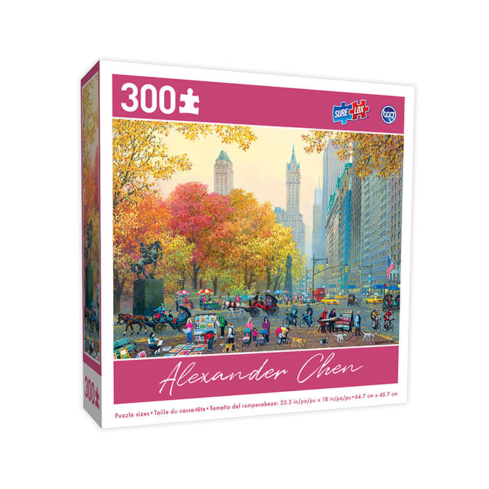 Sure Lox | 300 Piece Alexander Chen Puzzle  - Central Park Entrance Fall