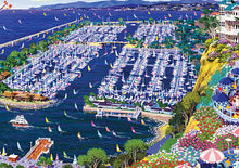 Load image into Gallery viewer, Sure Lox | 300 Piece Alexander Chen Puzzle  - Dana Point

