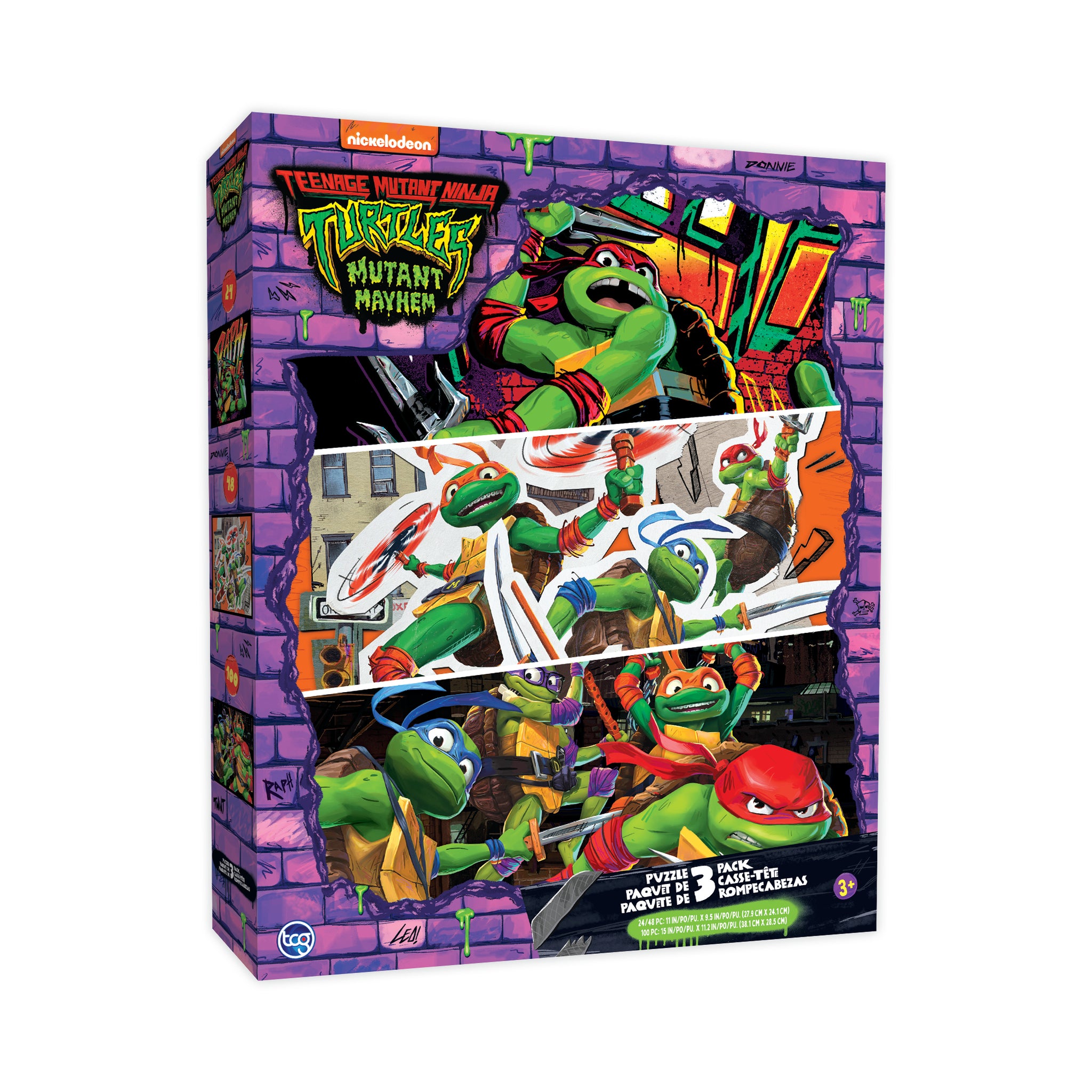 Sure Lox Kids  Teenage Mutant Ninja Turtles 3-In-1 Puzzles – TCG TOYS