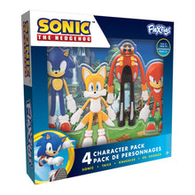 Load image into Gallery viewer, FleXfigs | Sonic The Hedgehog ~ Posable Flexible Figures 4-Packs
