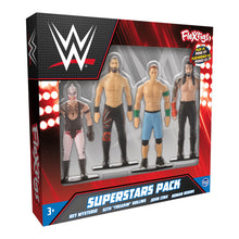 Load image into Gallery viewer, FleXfigs | WWE Superstars ~ Posable Flexible Figures 4-Pack

