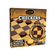 Charger l&#39;image dans la galerie, Classic Games | Solid Wood Checkers

