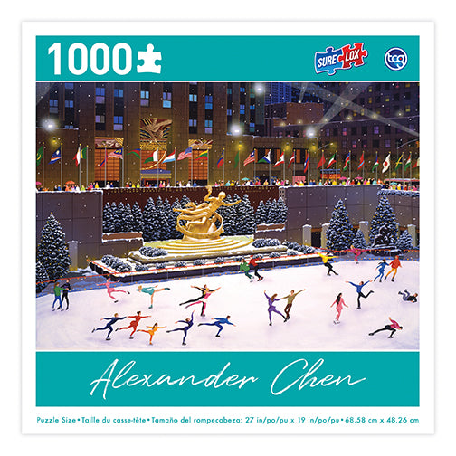 Sure Lox | 1000 Piece Alexander Chen Puzzle - The Magic of New York in Winter