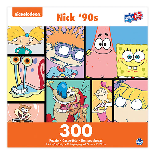 Sure Lox | 300 Piece Nickelodeon 90’s Retro Puzzle  Collection