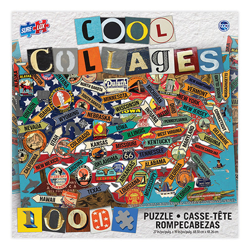 Sure Lox | 1000 Piece Cool Collages Puzzle Collection – TCG TOYS