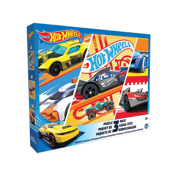 Sure Lox Kids Hot Wheels 3 In 1 Puzzles TCG TOYS