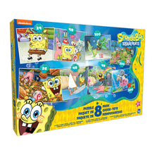 Load image into Gallery viewer, Sure Lox Kids | SpongeBob SquarePants 8 Pack Puzzles

