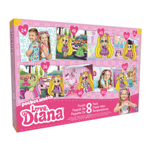 Load image into Gallery viewer, Sure Lox Kids | Love Diana 8 Pack Puzzles
