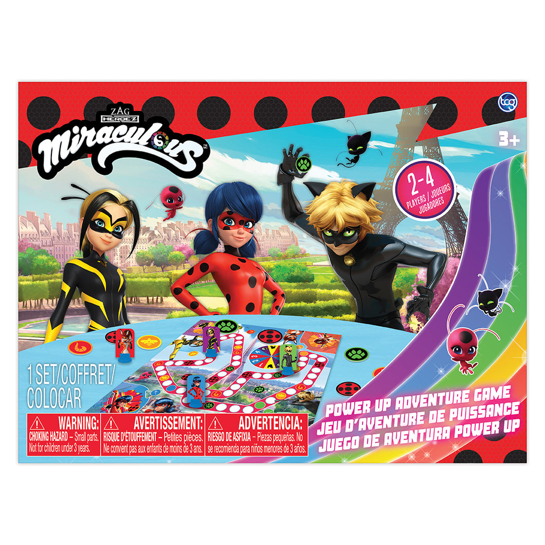 Zagtoon Miraculous Ladybug Power Up Game for Kids - Miraculous Ladybug Bundle with Power Up Adventure Game Plus Miraculous Ladybug Stickers