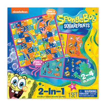 Charger l&#39;image dans la galerie, Kids Games | SpongeBob SquarePants 2-In-1 Board Games
