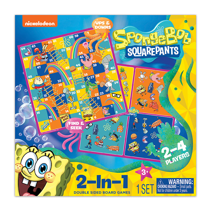 Kids Games | SpongeBob SquarePants 2-In-1 Board Games