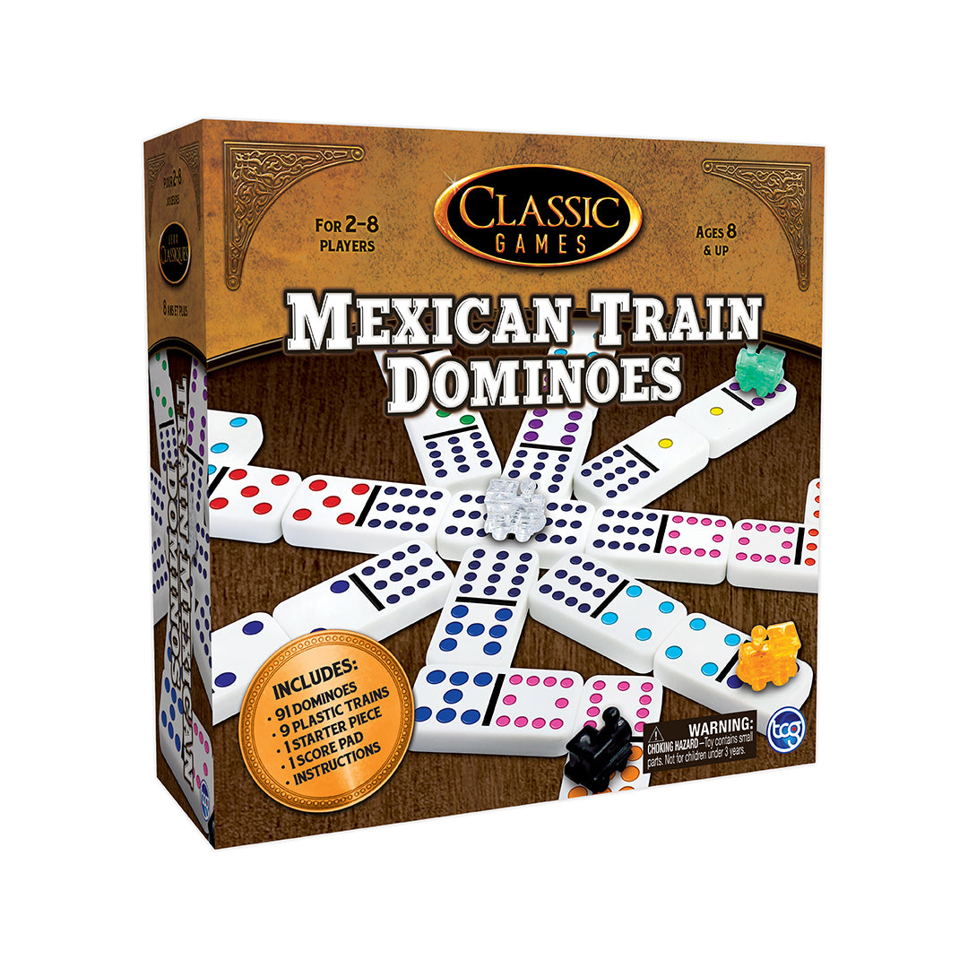 Classic Games Mexican Train Dominoes TCG TOYS