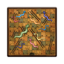 Load image into Gallery viewer, Classic Games | Solid Wood Snakes &amp; Ladders
