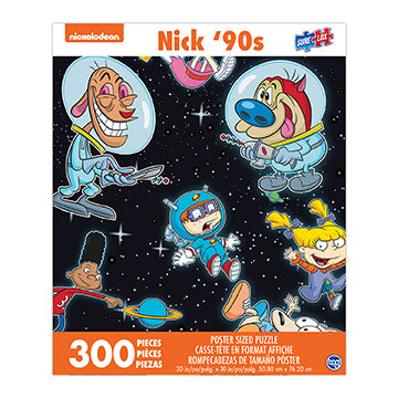 Sure Lox | 300 Piece Nickelodeon 90’s Retro Poster Puzzle