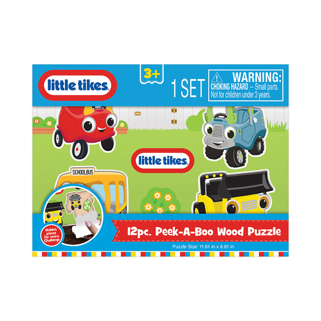Wood Activities | Little Tikes 12 Piece Peek a Boo Wood Puzzle