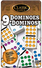 Load image into Gallery viewer, Classic Games | Double 9 Dominoes Tin
