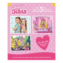 Load image into Gallery viewer, Sure Lox Kids | Love Diana 3-In-1 Puzzles
