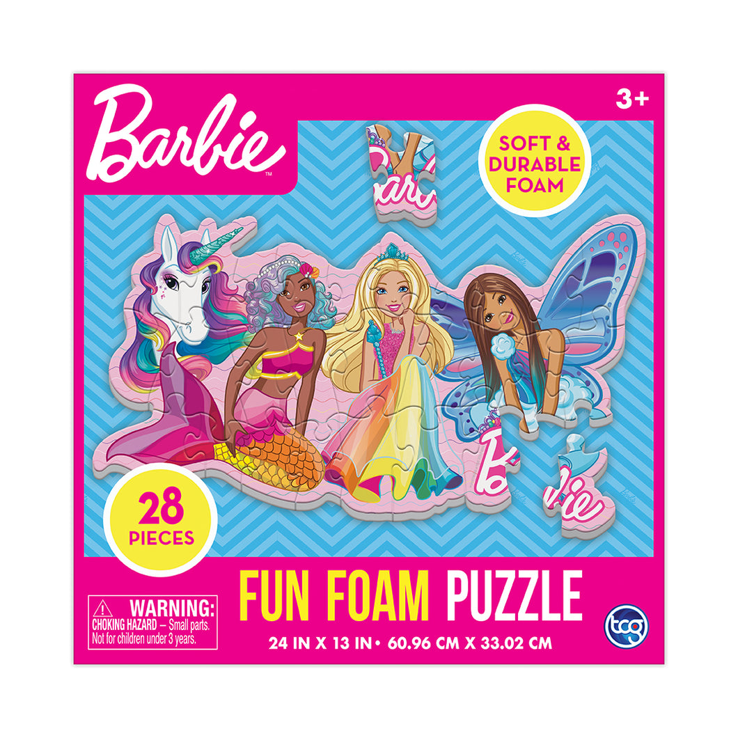 Sure Lox Kids | Barbie Fun Foam Puzzle