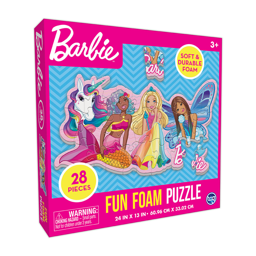 Sure Lox Kids Barbie Fun Foam Puzzle TCG TOYS