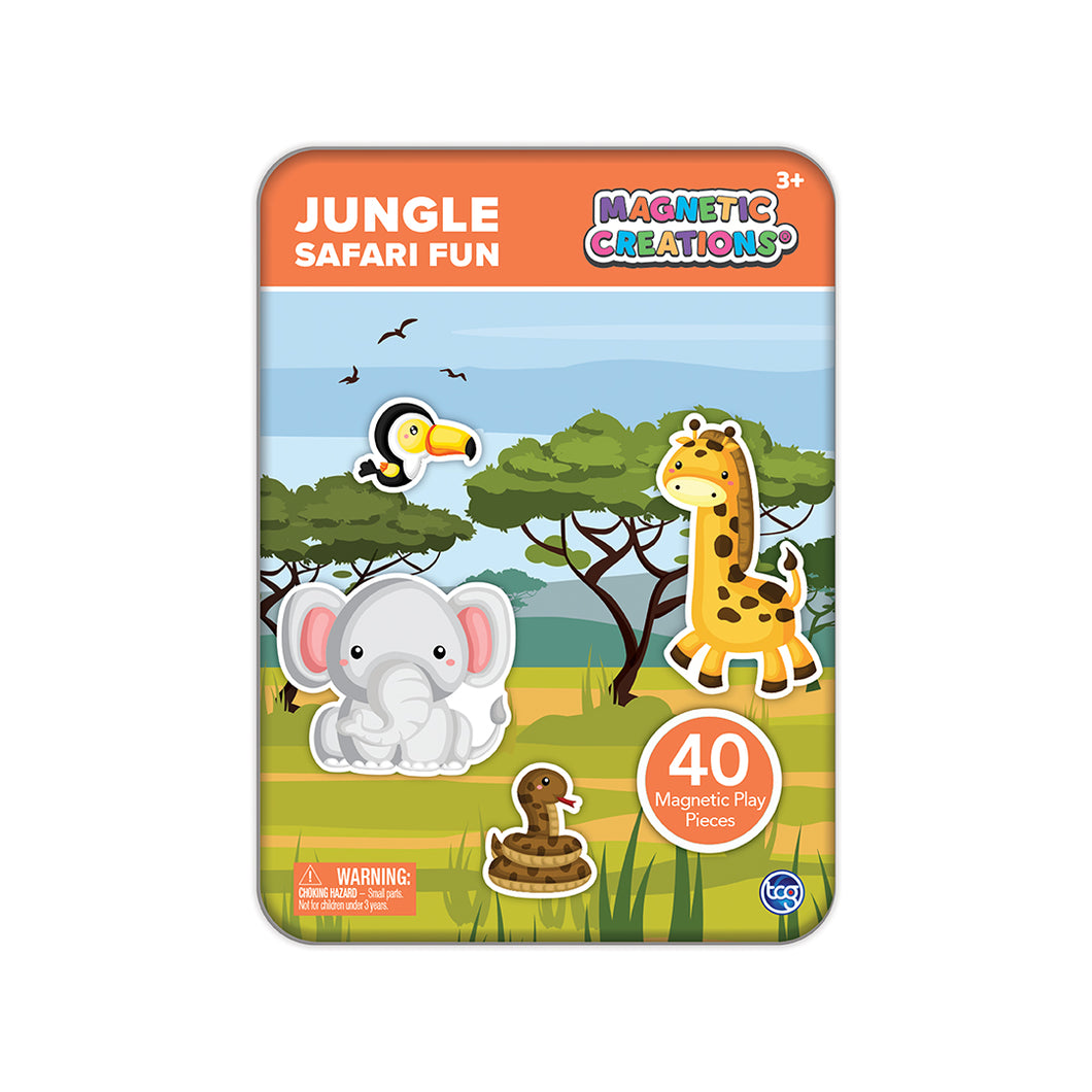 Magnetic Creations | Jungle Safari Fun Tin
