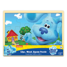 Load image into Gallery viewer, Wood Activities |  Blue&#39;s Clues 12 Piece Wood Jigsaw Puzzle
