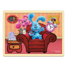 Load image into Gallery viewer, Wood Activities |  Blue&#39;s Clues 12 Piece Wood Jigsaw Puzzle
