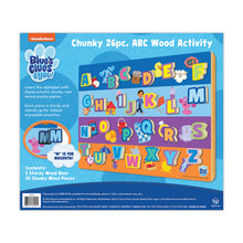 Load image into Gallery viewer, Wood Activities | Blue&#39;s Clues 26 Piece Chunky ABC Wood Puzzle

