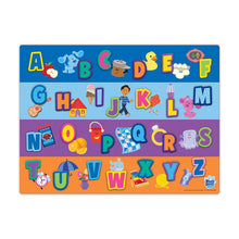 Load image into Gallery viewer, Wood Activities | Blue&#39;s Clues 26 Piece Chunky ABC Wood Puzzle
